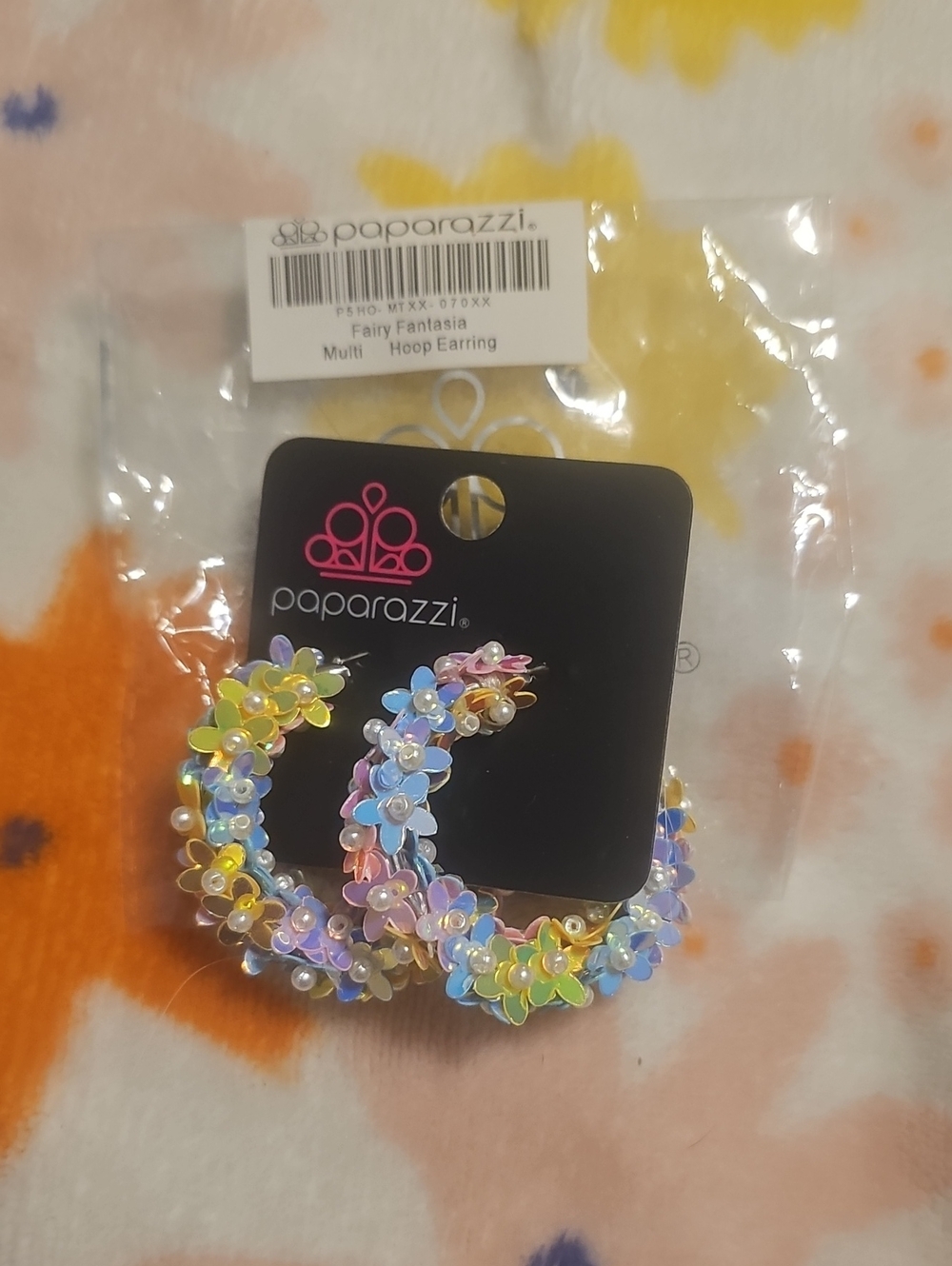 Paparazzi Pastel Sequin Hoops
